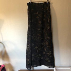 Long Floral Eddie Bauer Skirt